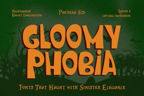 Gloomy Phobia: The Horror Display Font for Eerie Design