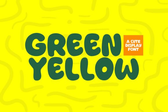 Green Yellow: A Modern Font for Creative Projects
