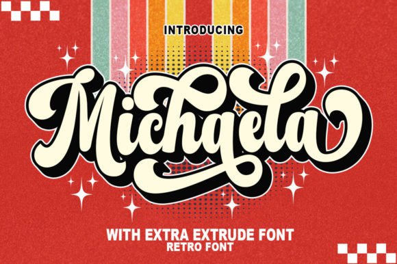 Michaela: A Retro Font for Modern Design