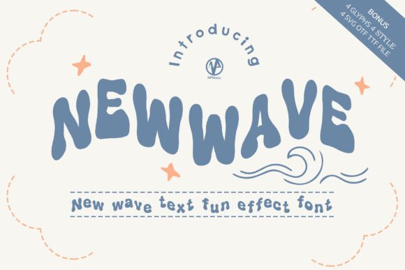 New Wave: A Groovy Font for Vibrant Designs