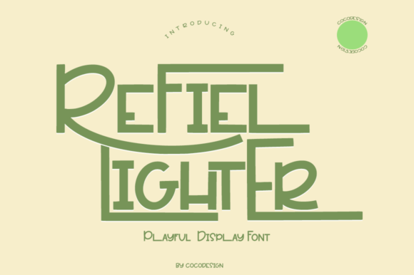 Refiel Lighter: The Agile Display Font for Dynamic Branding