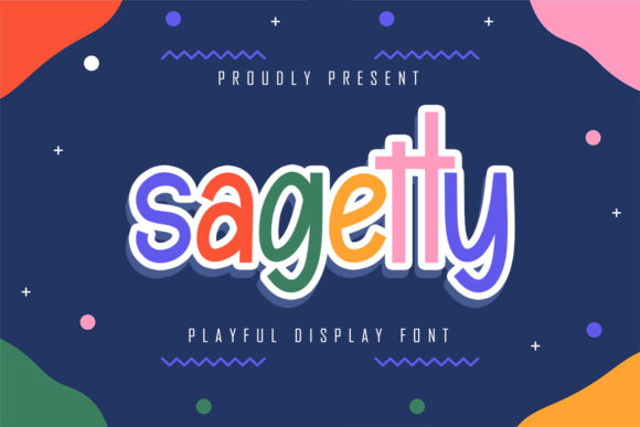 Sagetty: A Playful Display Font for Vibrant Design