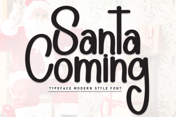 Santa Coming: A Whimsical Typeface for Festive Designs