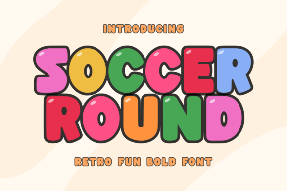 Soccer Round: A Playful Font for Bold Branding