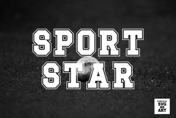 Sport Star: A Bold Typography Choice for Dynamic Design